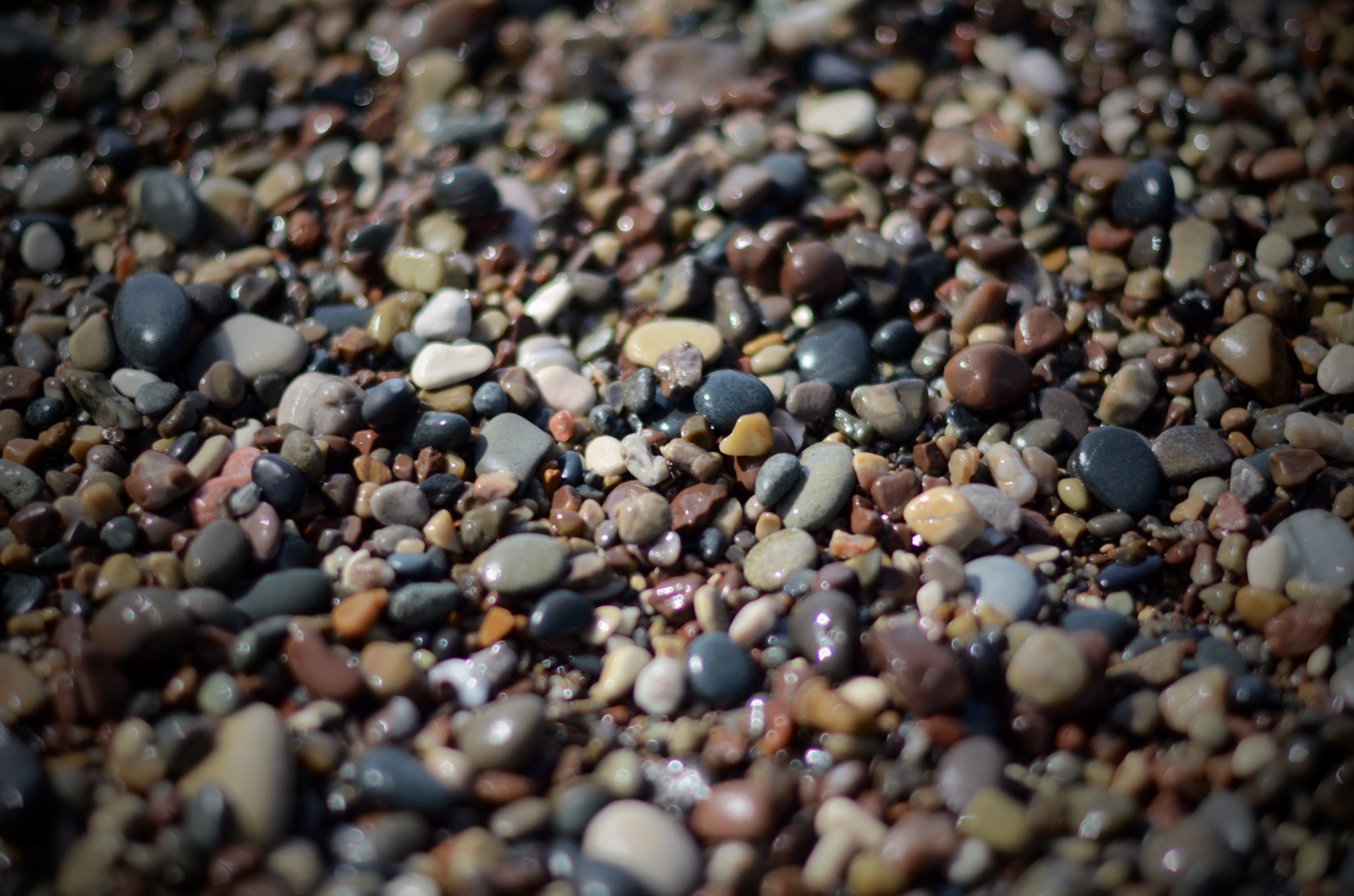 macro, Pebbles, Stones, Nature, Beach, Sea, Textures Wallpaper