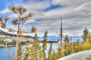 lake, Tahoe, California, Nevada, Autumn, Winter