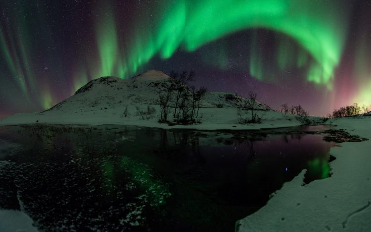 aurora, Borealis, Night, Northern, Lights HD Wallpaper Desktop Background