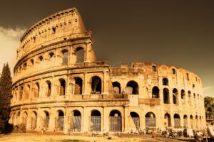 ruins, Cityscapes, Europe, Rome, Italy, Colosseum