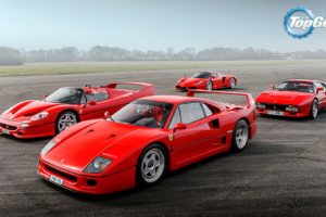 ferrari, 288, Gto, F40, F50, Enzo, Supercars, Italian, Red, Track, Top, Gear, Front