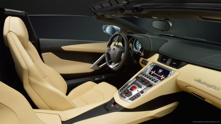 lamborghini, Interior HD Wallpaper Desktop Background