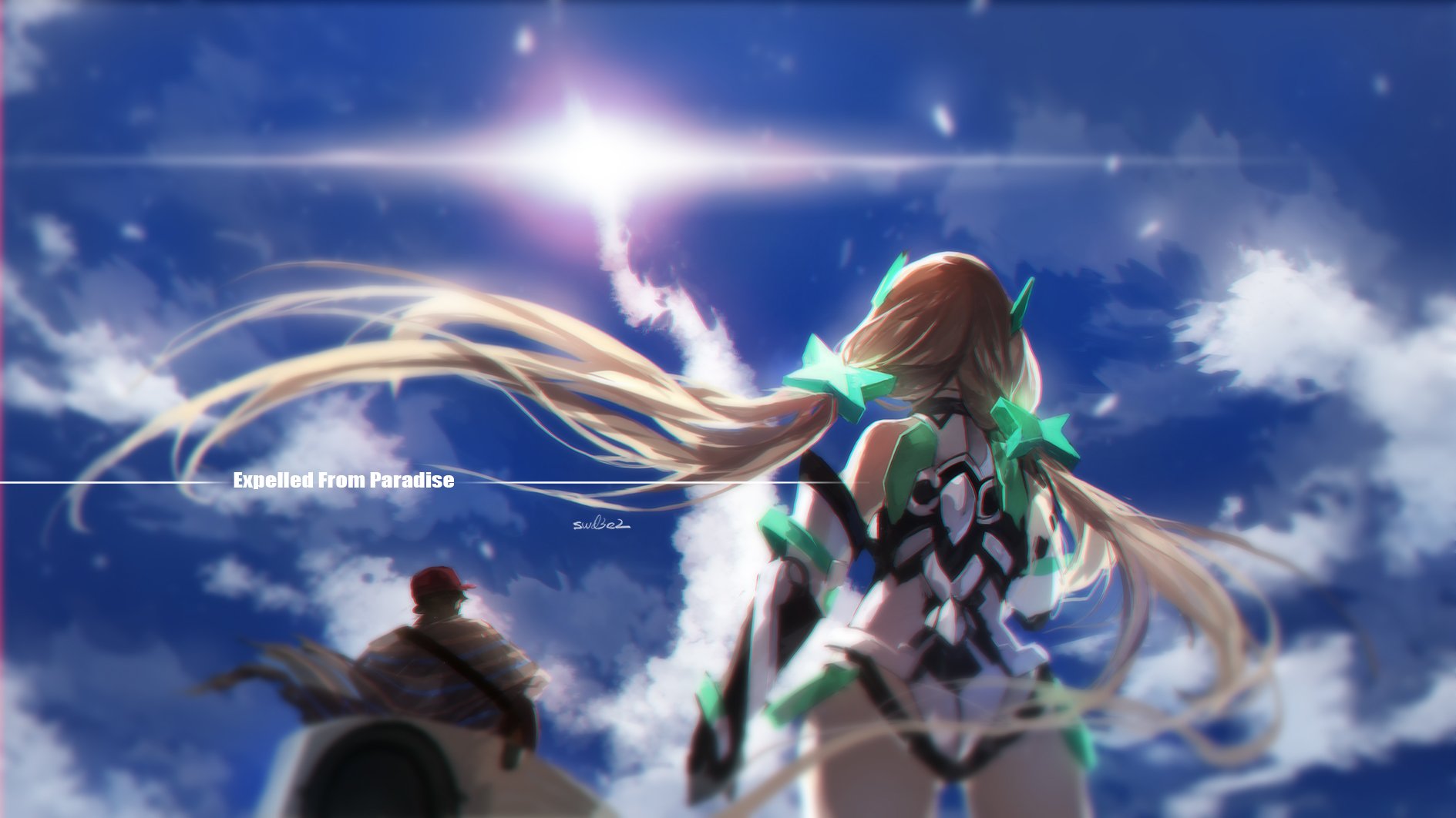 angela, Balzac, Blonde, Hair, Bodysuit, Clouds, Expelled, From, Paradise, Long, Hair, Sky, Swd3e2, Twintails Wallpaper
