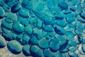blue, Pebbles
