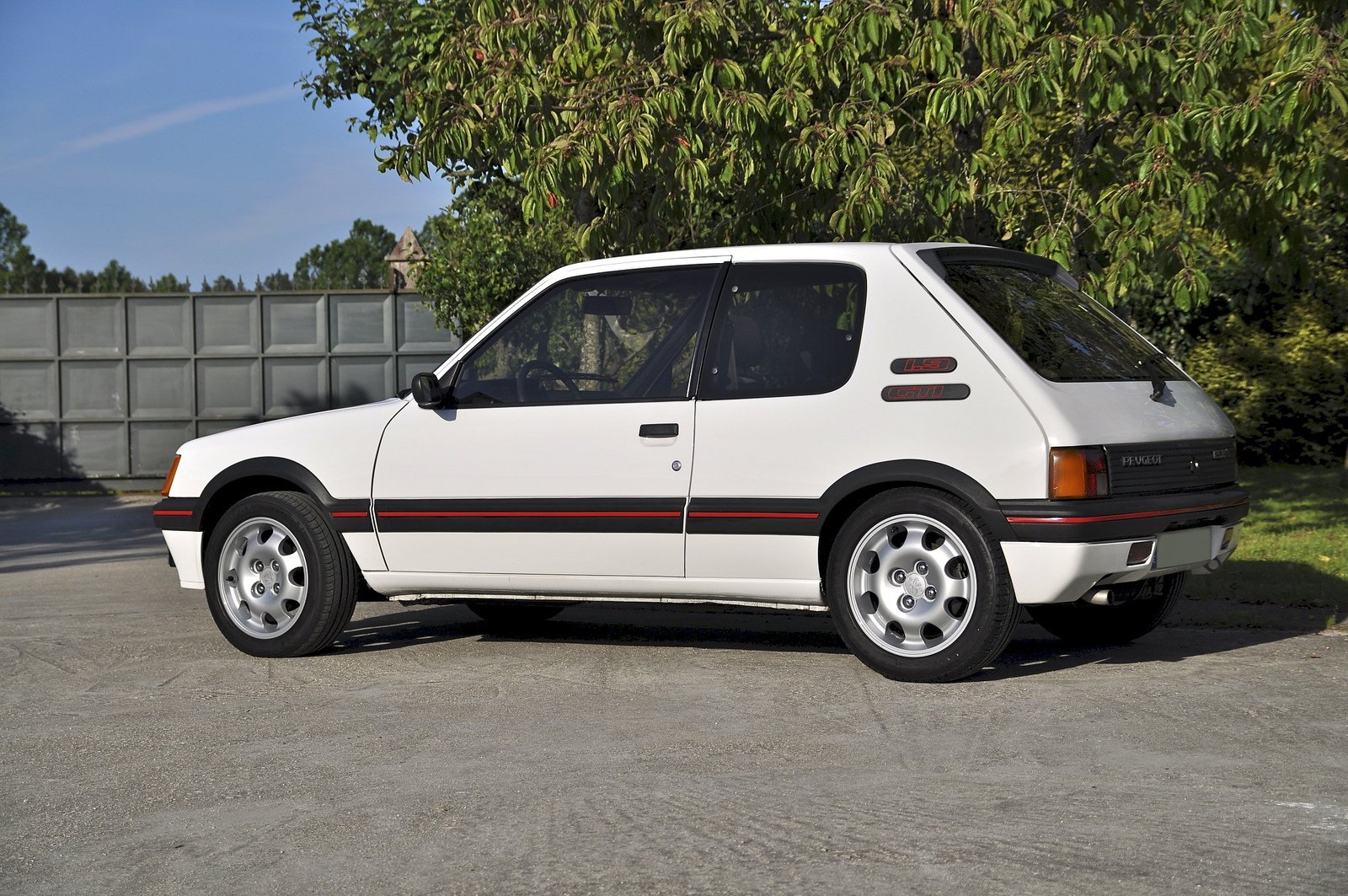 peugeot, 205, Gti, Cars, Coupe, French, Blanc, White Wallpaper