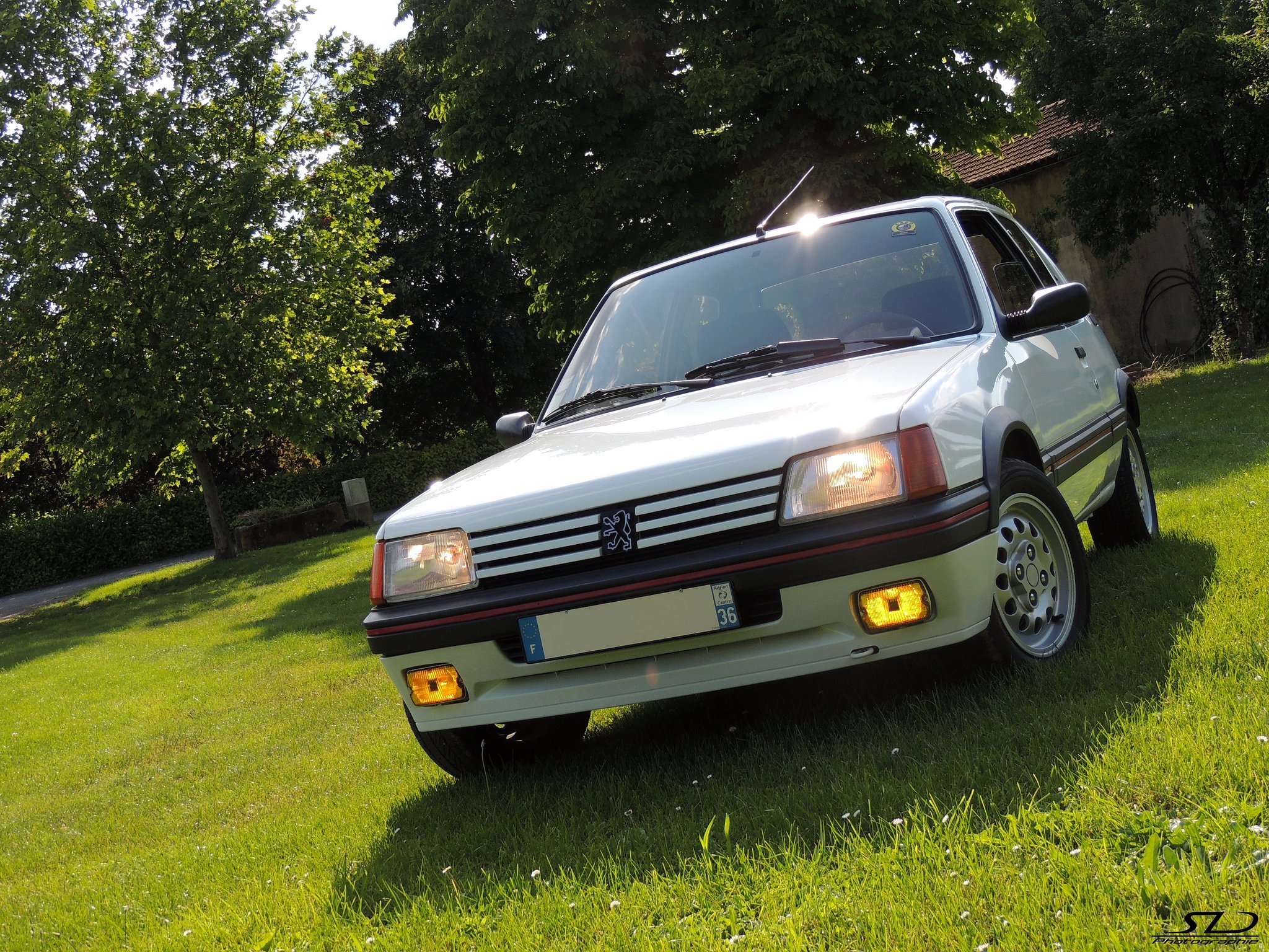 peugeot, 205, Gti, Cars, Coupe, French, Blanc, White Wallpaper