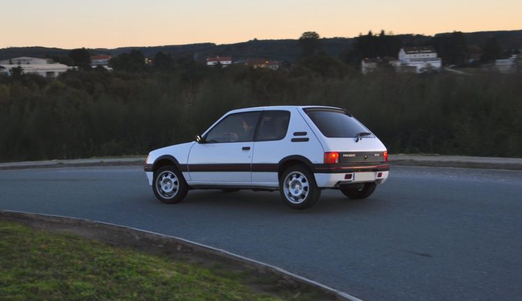 peugeot, 205, Gti, Cars, Coupe, French, Blanc, White HD Wallpaper Desktop Background