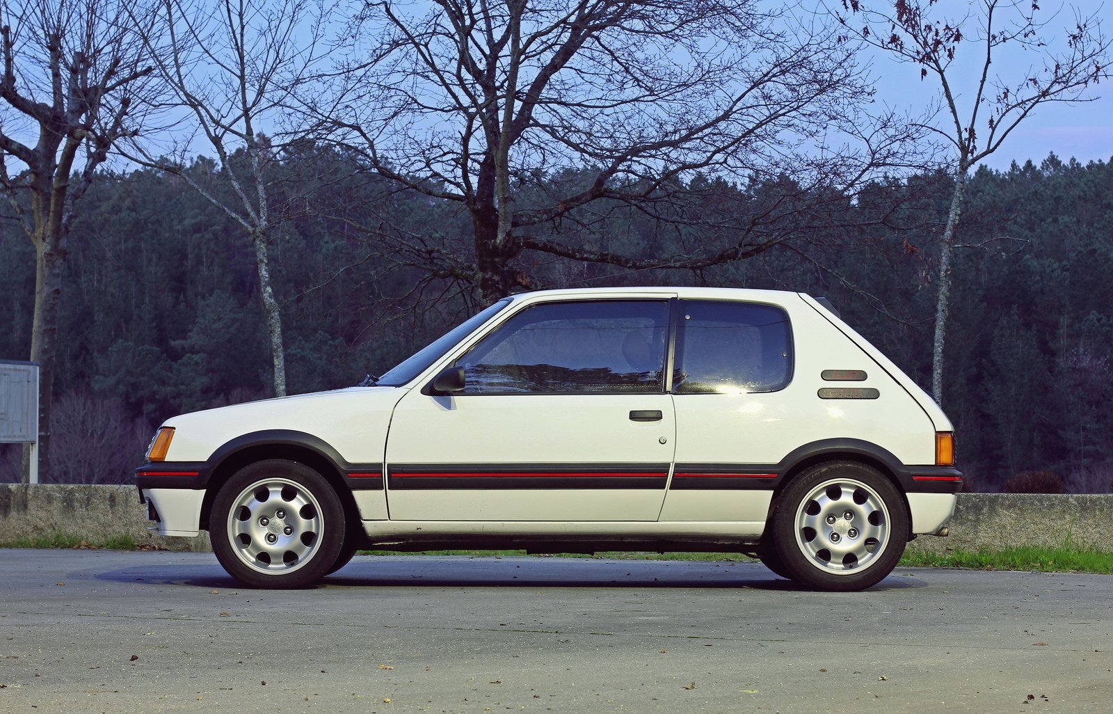 peugeot, 205, Gti, Cars, Coupe, French, Blanc, White Wallpaper