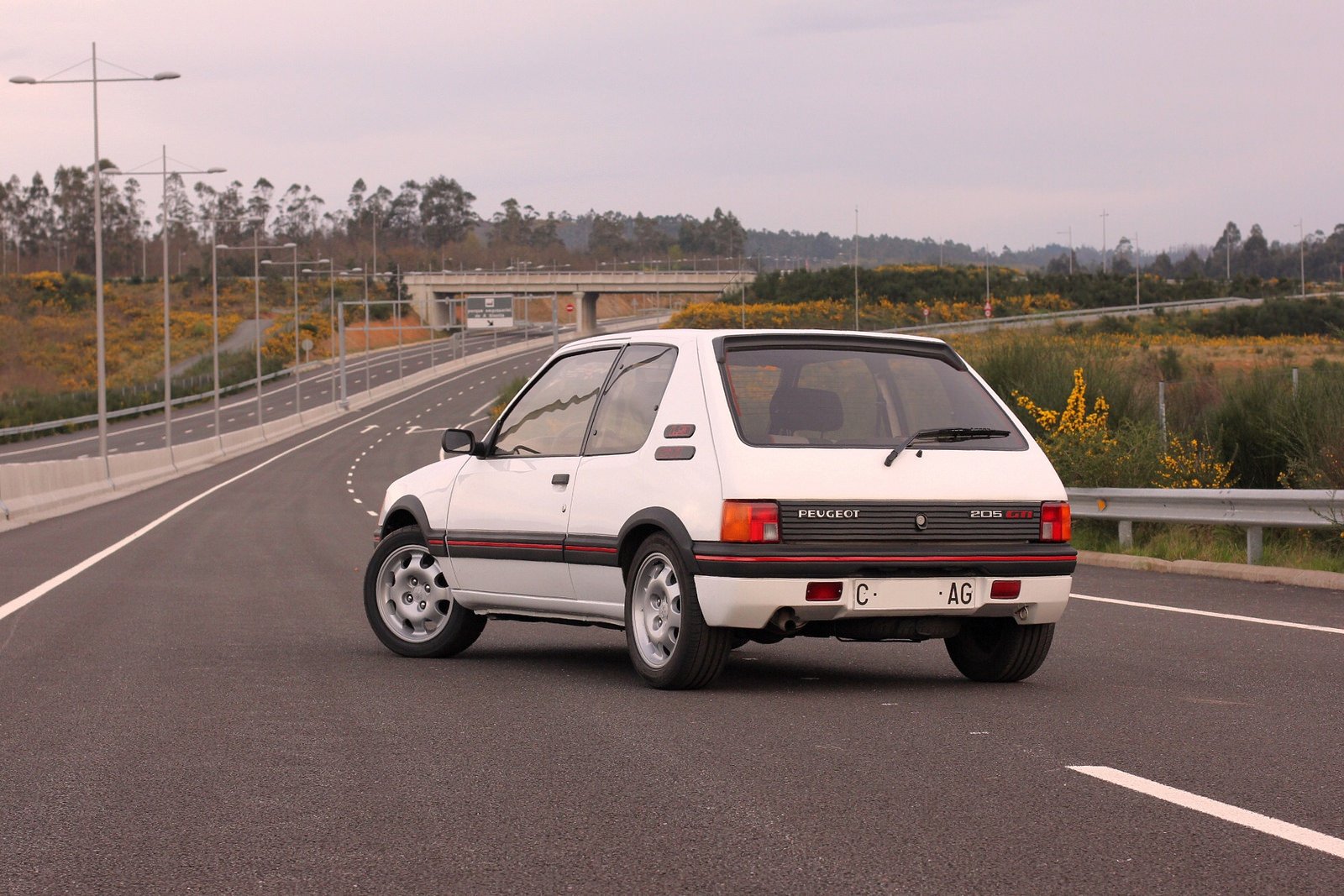 peugeot, 205, Gti, Cars, Coupe, French, Blanc, White Wallpaper