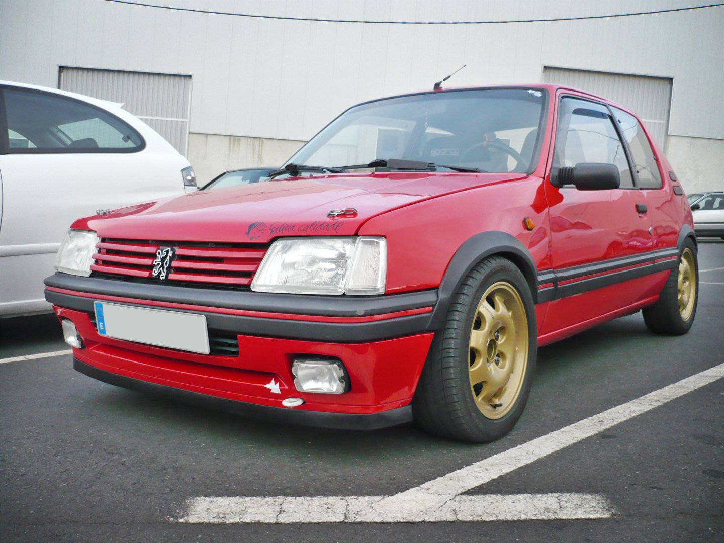 peugeot, 205, Gti, Cars, Coupe, French, Rouge, Red Wallpaper