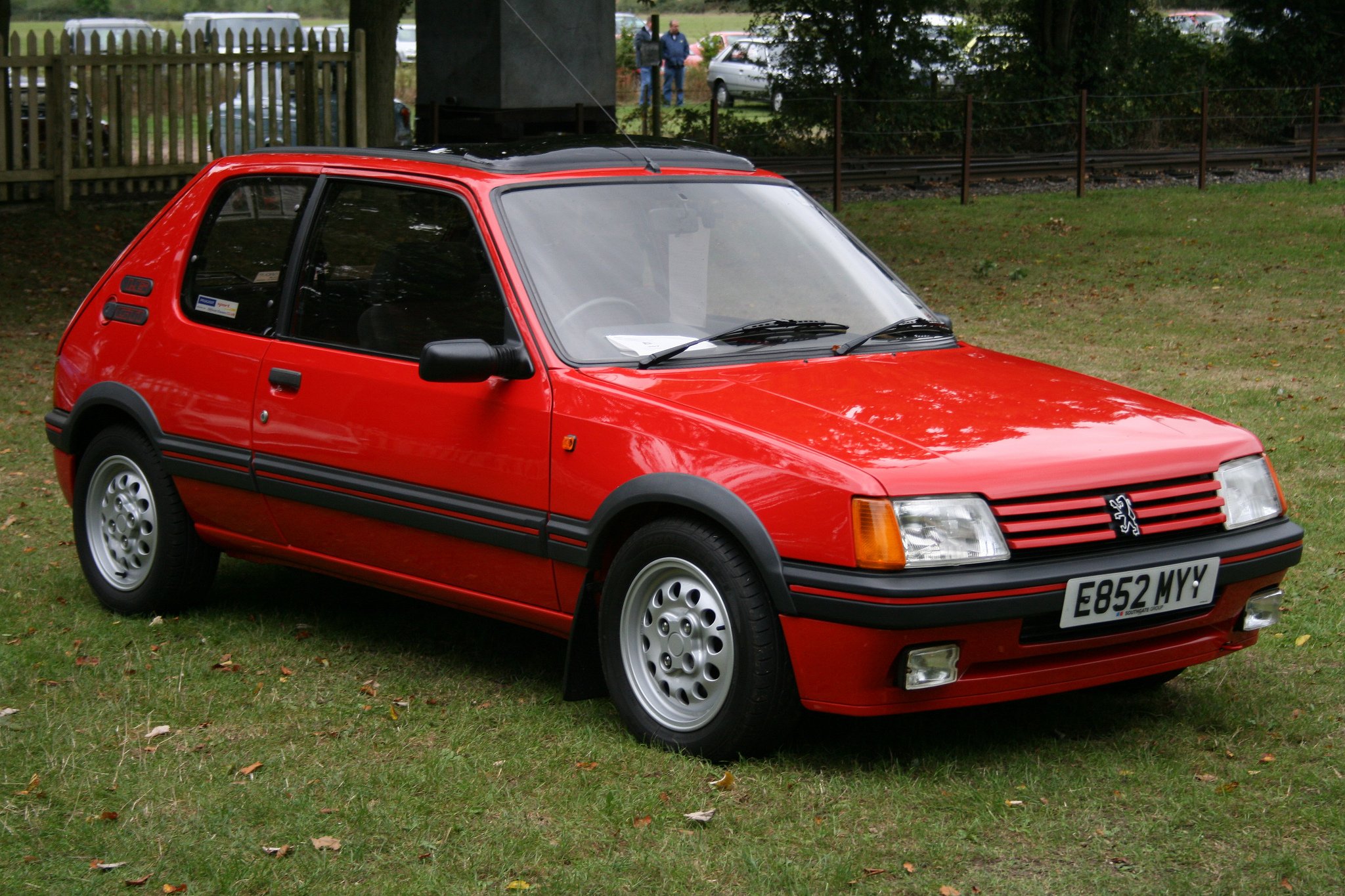 peugeot, 205, Gti, Cars, Coupe, French, Rouge, Red Wallpaper