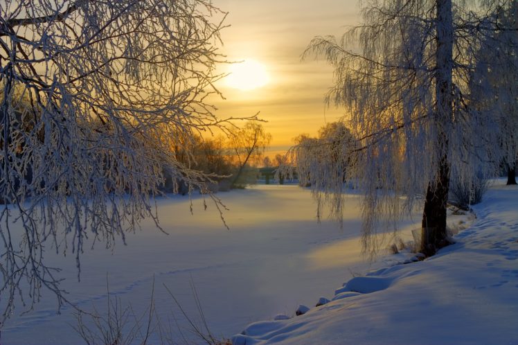 winter, Nature, Snow, Beautiful, Lovely, Landscape, Landscapes HD Wallpaper Desktop Background