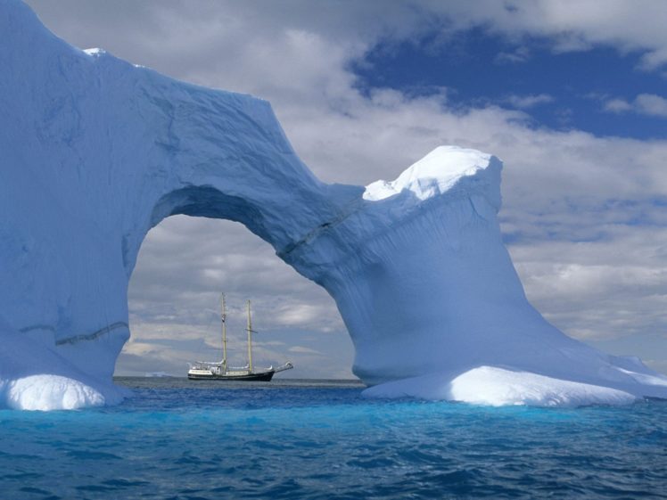 nature, Icebergs HD Wallpaper Desktop Background