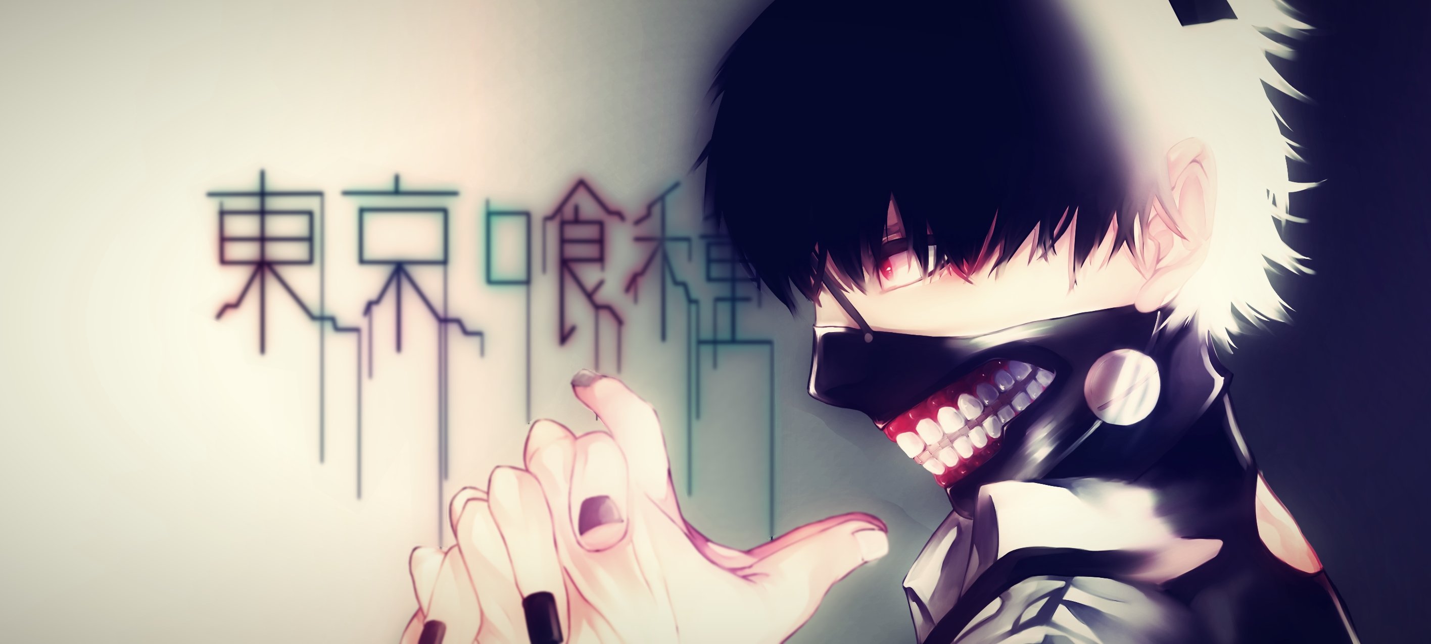 tokyo, Kushu, Kaneki, Ken, Clasped, Hands, Black, Nails, Looking, Ahead Wallpaper