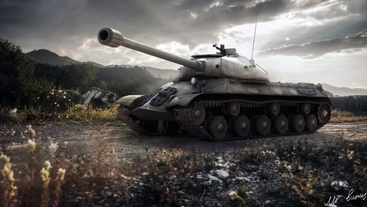 world, Of, Tanks, Tank, Ussr, Is 3, Games, Army, Russian, Military, Weapon, Cannon HD Wallpaper Desktop Background