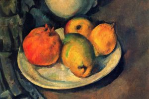 still, Life, Pomegranate, And, Pears, By, Paul, Cezanne