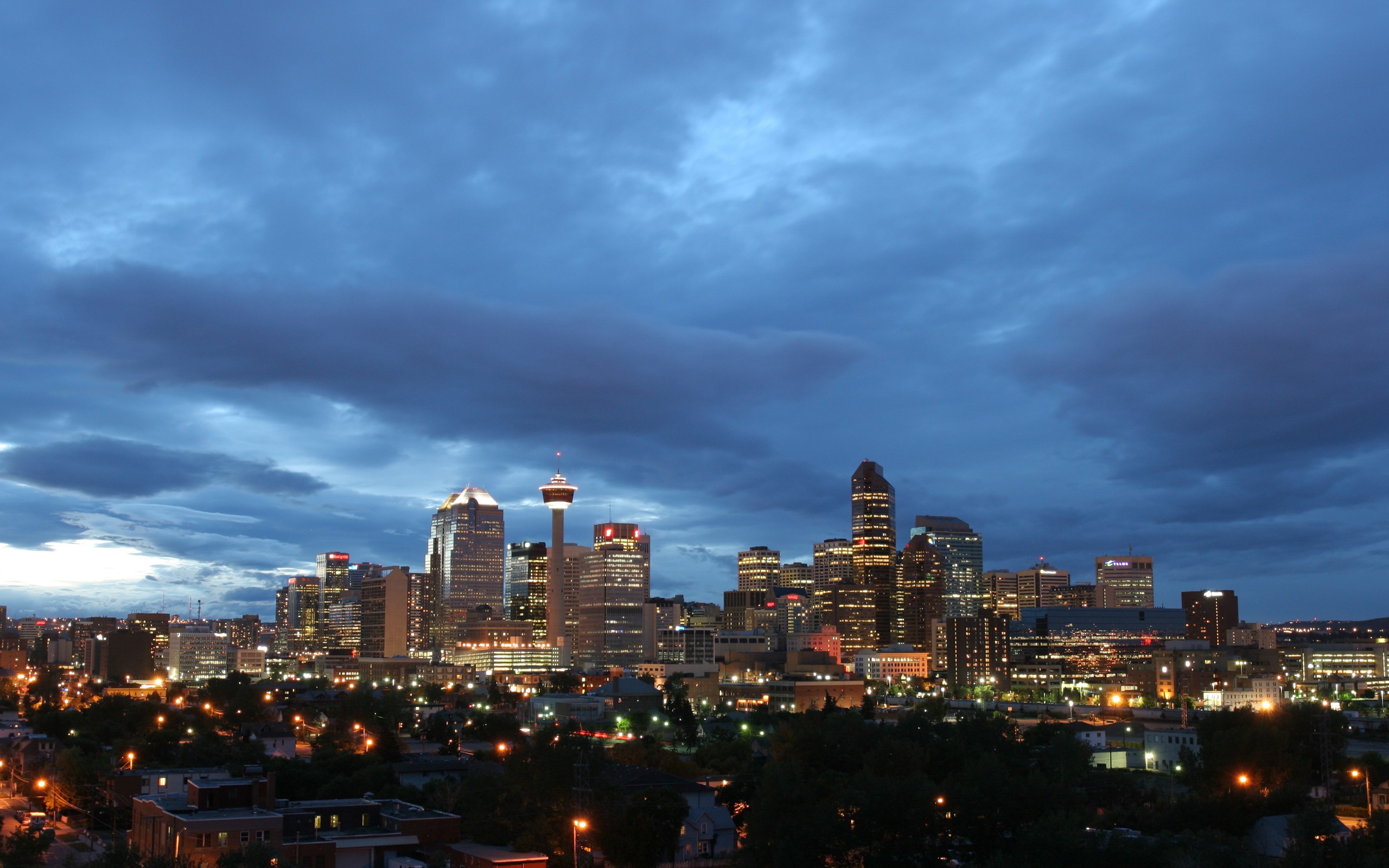 cityscapes, Canada, Calgary Wallpaper