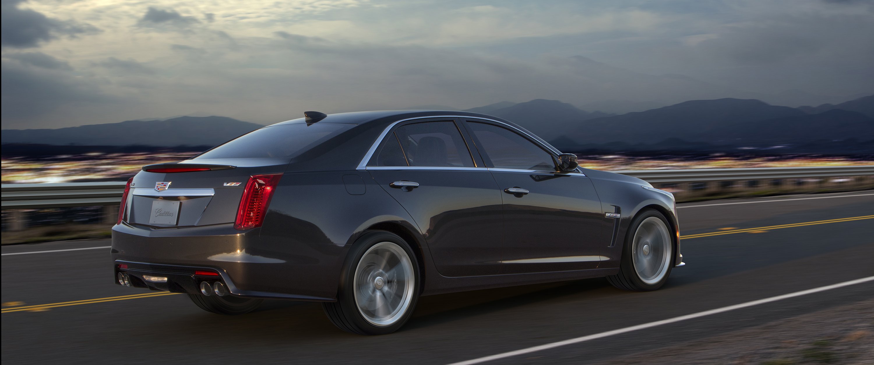 2016, Cadillac, Cts v, Luxury, Performance Wallpaper