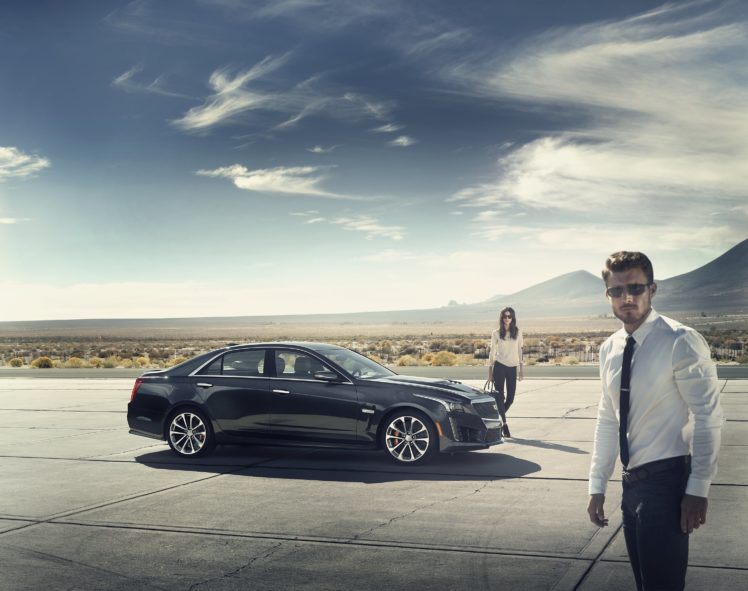 2016, Cadillac, Cts v, Luxury, Performance HD Wallpaper Desktop Background