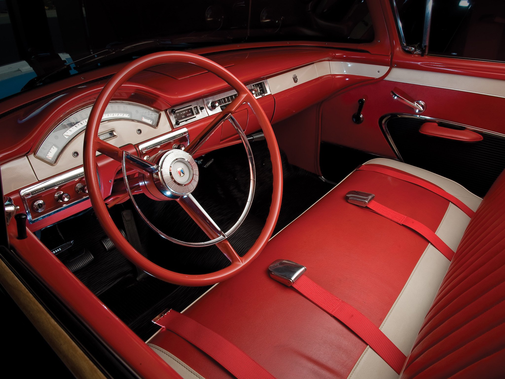 1957, Ford, Country, Squire, Stationwagon, Retro Wallpaper