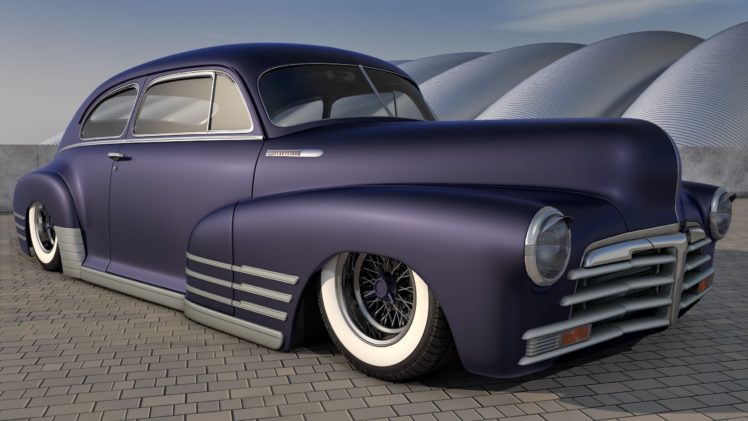 1948, Chevrolet, Fleetline, Lowrider, Retro, Custom, Chevy HD Wallpaper Desktop Background