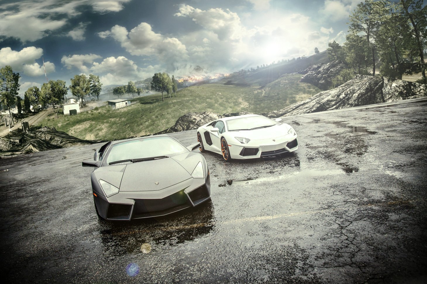 lamborghini, Reventon aventador Wallpaper