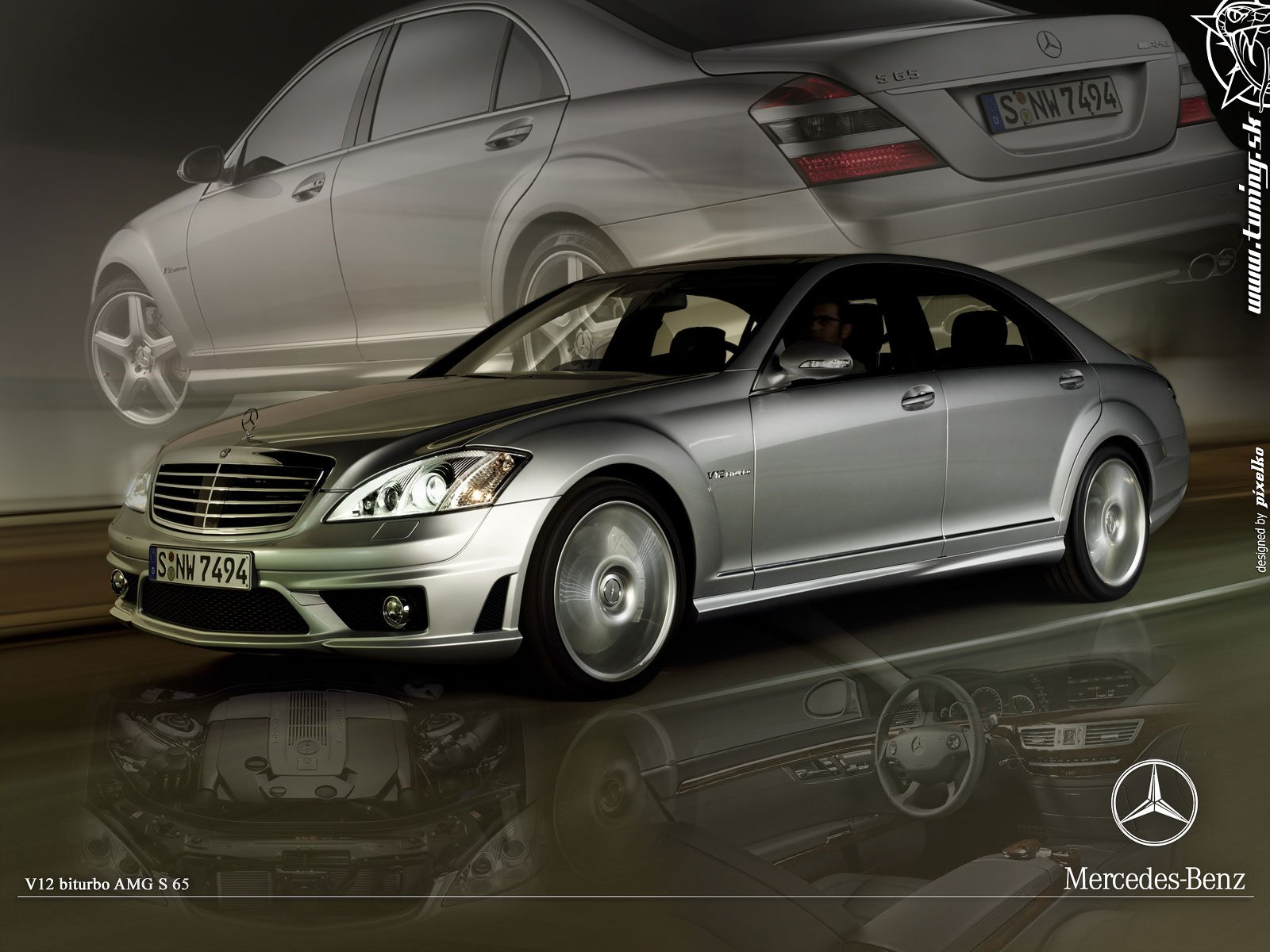 mercedes benz, S65, Amg Wallpaper