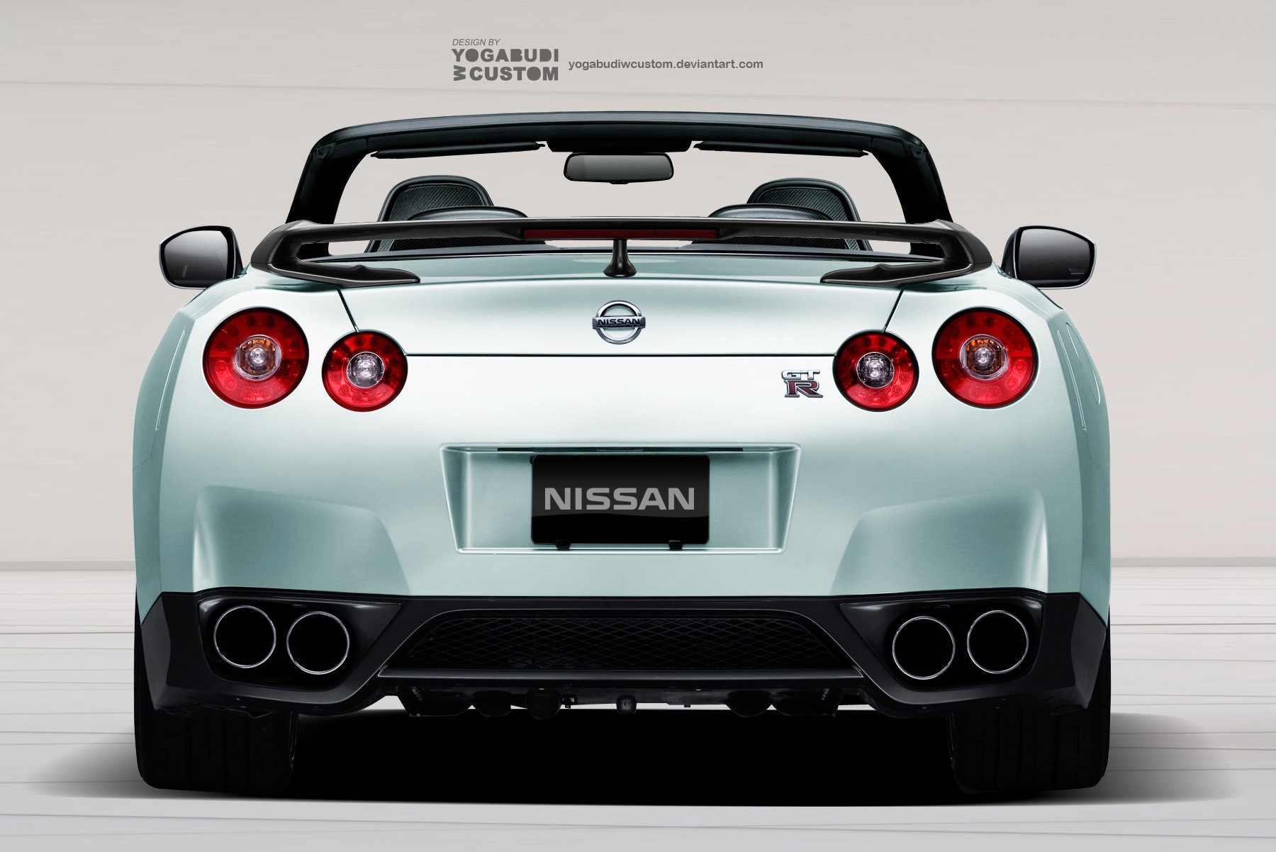 nissan, Gtr, Convertible,  , Rear, View Wallpaper