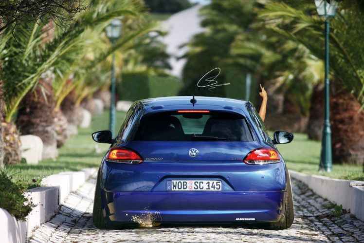 bagged, Volkswagen, Scirocco HD Wallpaper Desktop Background