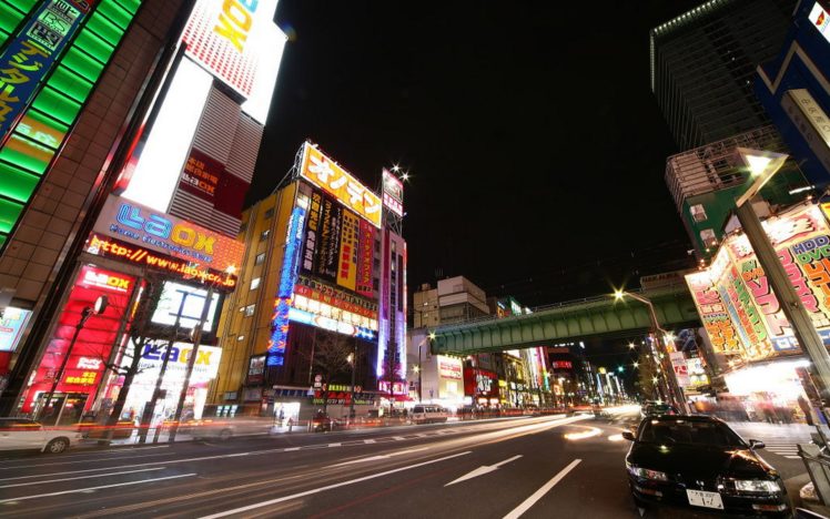 japan, Night, Cities, Akihabara HD Wallpaper Desktop Background