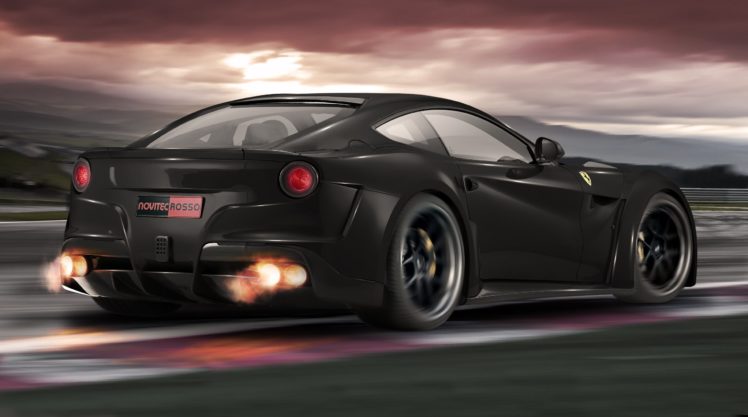 novitec, Rosso, Ferrari, F12, N largo, Carbon HD Wallpaper Desktop Background