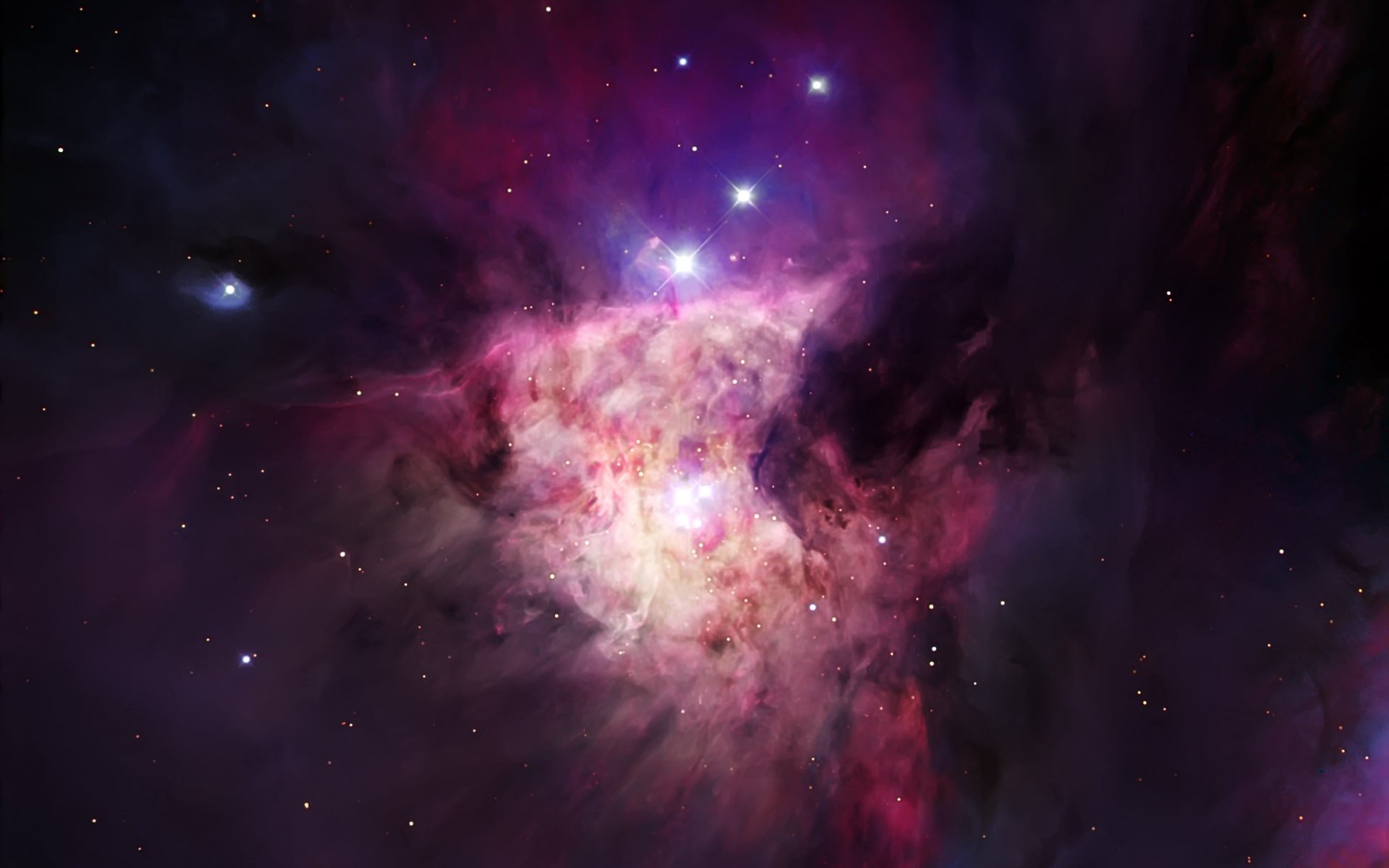 scape, Stars, Hubble, Space, Telescope, The, Real, Galaxies, Pink Wallpaper
