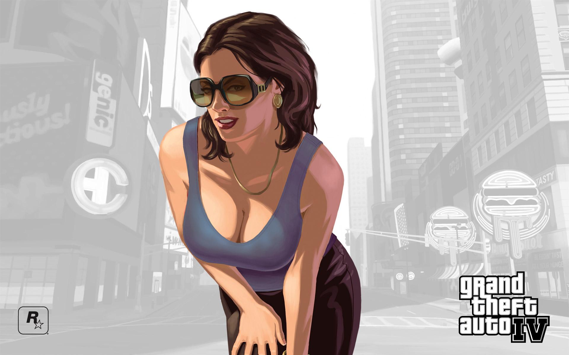 Grand Theft Auto Iv Hot Babe Wallpapers Hd Desktop And Mobile