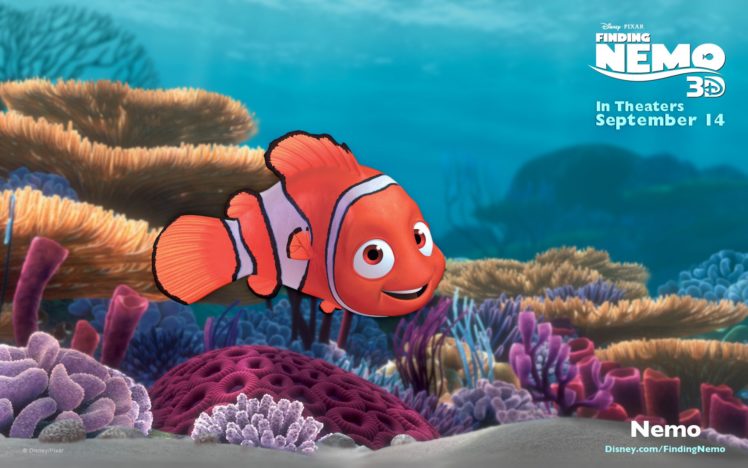 finding, Nemo, Animation, Underwater, Sea, Ocean, Tropical, Fish, Adventure, Family, Comedy, Drama, Disney, 1finding nemo HD Wallpaper Desktop Background