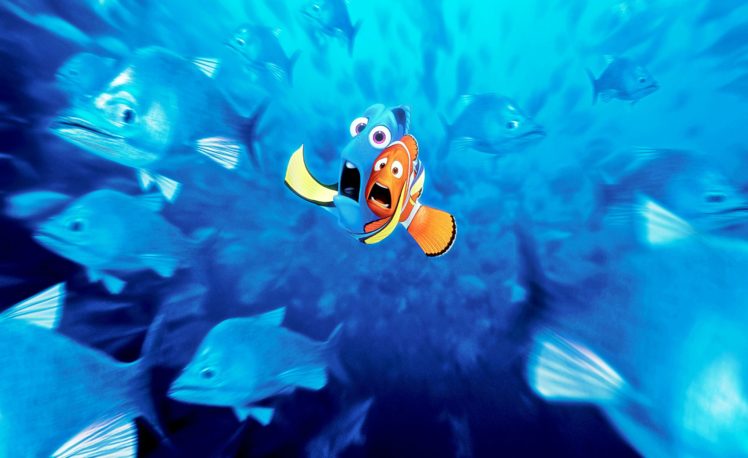 finding, Nemo, Animation, Underwater, Sea, Ocean, Tropical, Fish, Adventure, Family, Comedy, Drama, Disney, 1finding nemo HD Wallpaper Desktop Background