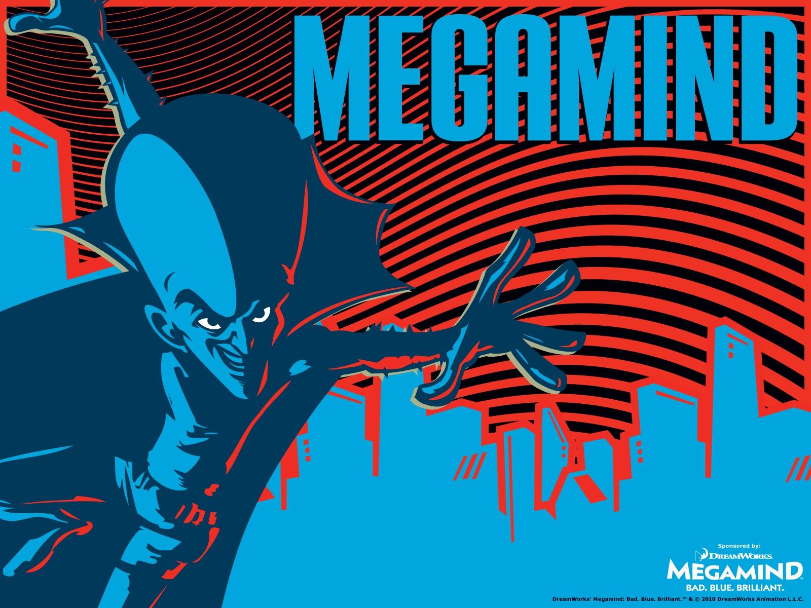 megamind, Animation, Comedy, Action, Family, Superhero, Alien, Sci fi, Psychedelic Wallpaper