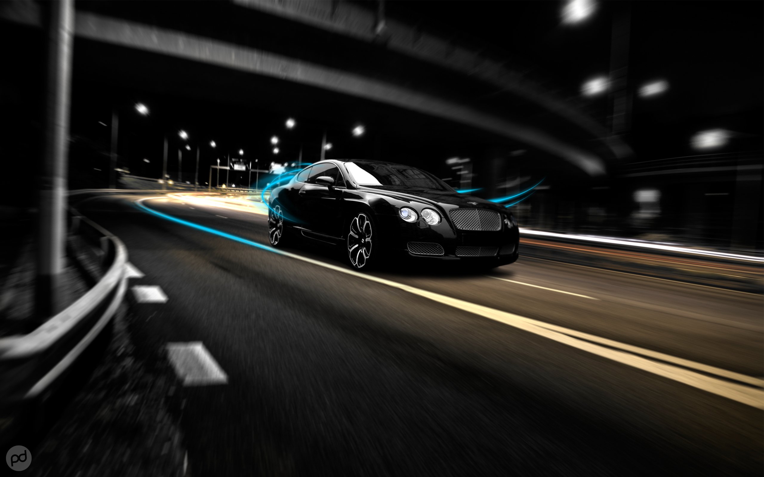 bentley,  , The, Night, Ride Wallpaper