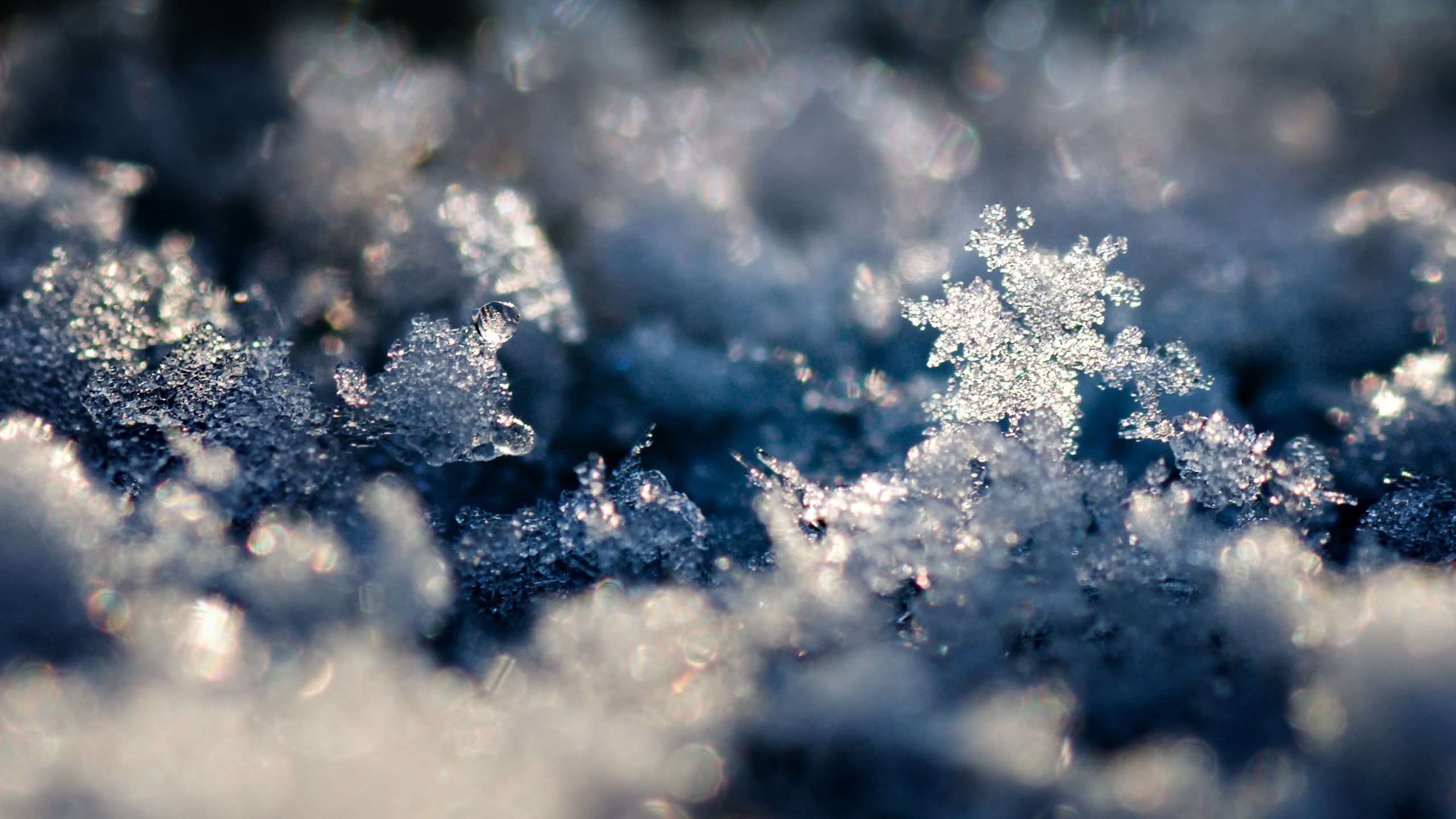 snow, Crystal Wallpaper