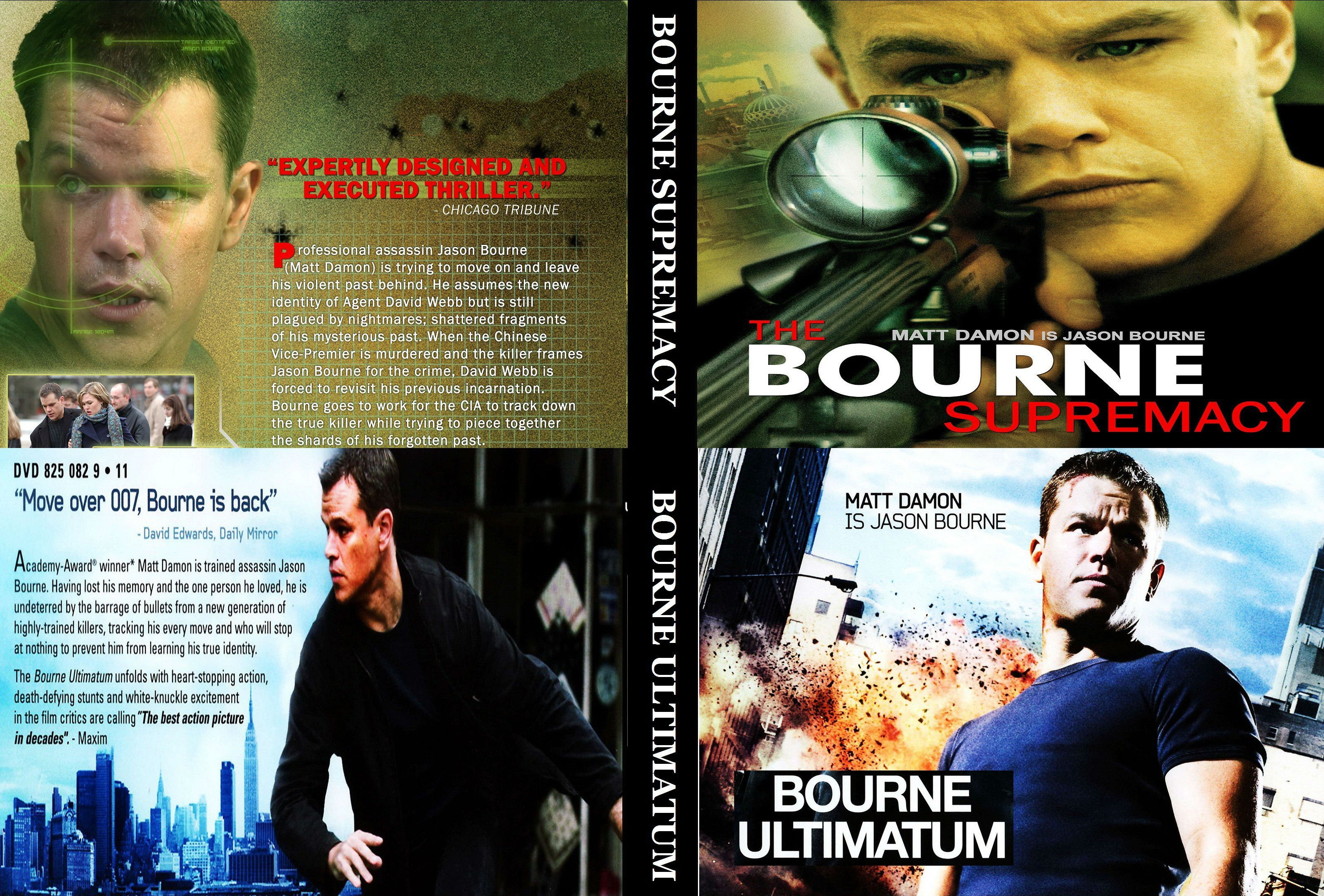 bourne, Ultimatum, Action, Mystery, Thriller, Spy, Hitman, Poster Wallpaper