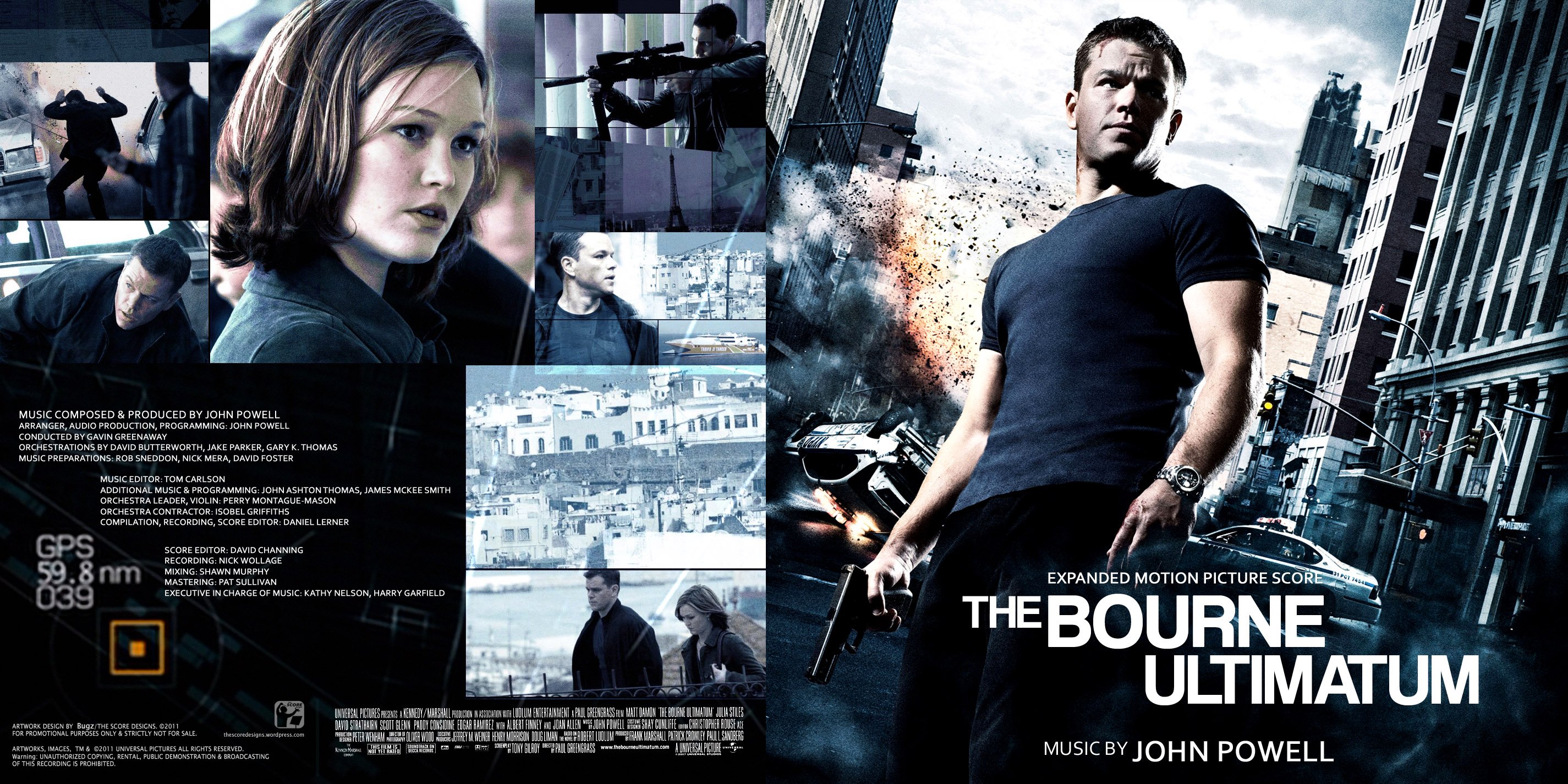 bourne, Ultimatum, Action, Mystery, Thriller, Spy, Hitman, Poster Wallpaper