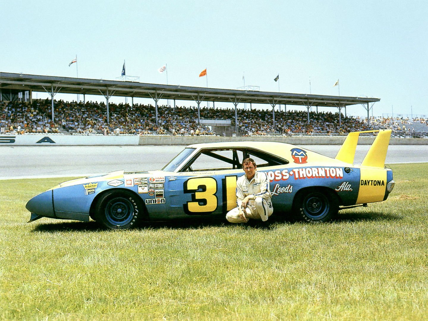 1969, Dodge, Charger, Daytona, Nascar, Race, Racing, Muscle, Classic Wallpaper