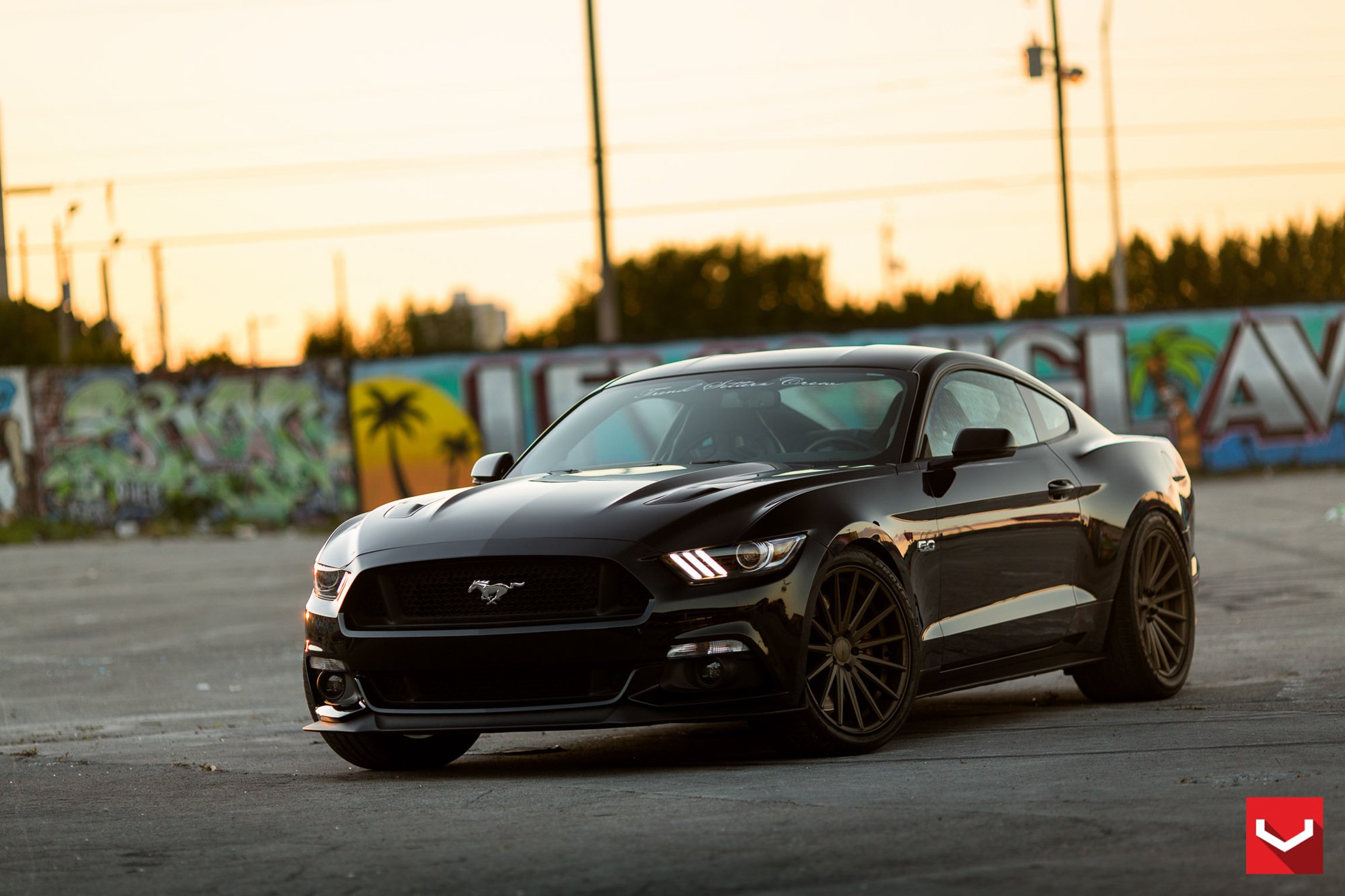 ford, Mustang, Vossen, Wheels, Tuning, Cars Wallpaper