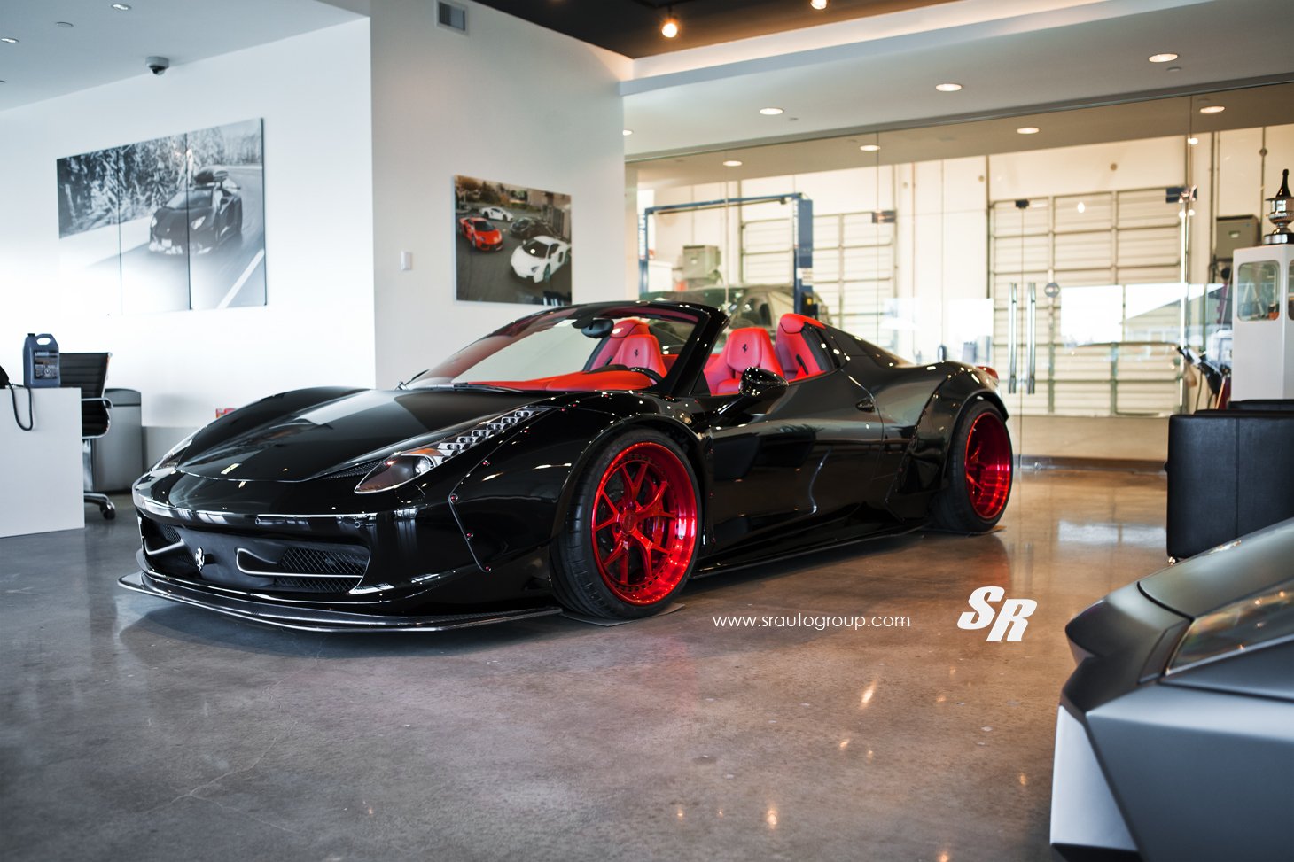 Ferrari 458 Italia Black Tuning