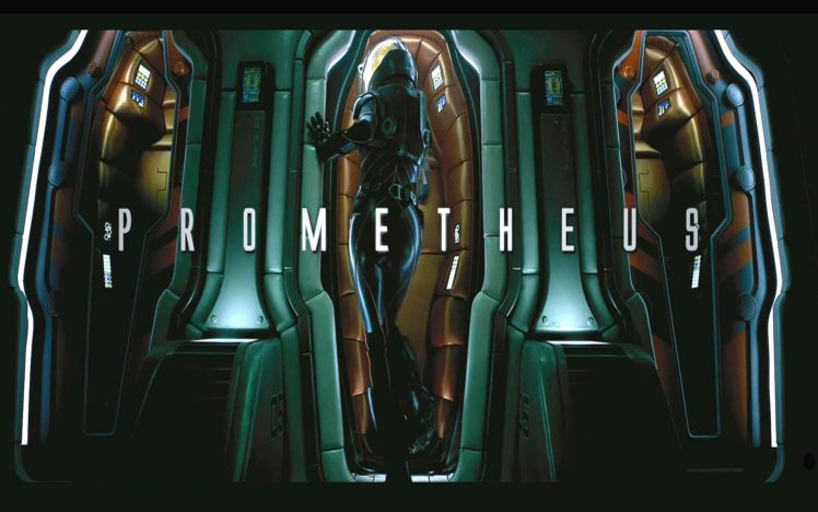 prometheus, Adventure, Mystery, Sci fi, Futuristic, Poster, Astronaut HD Wallpaper Desktop Background
