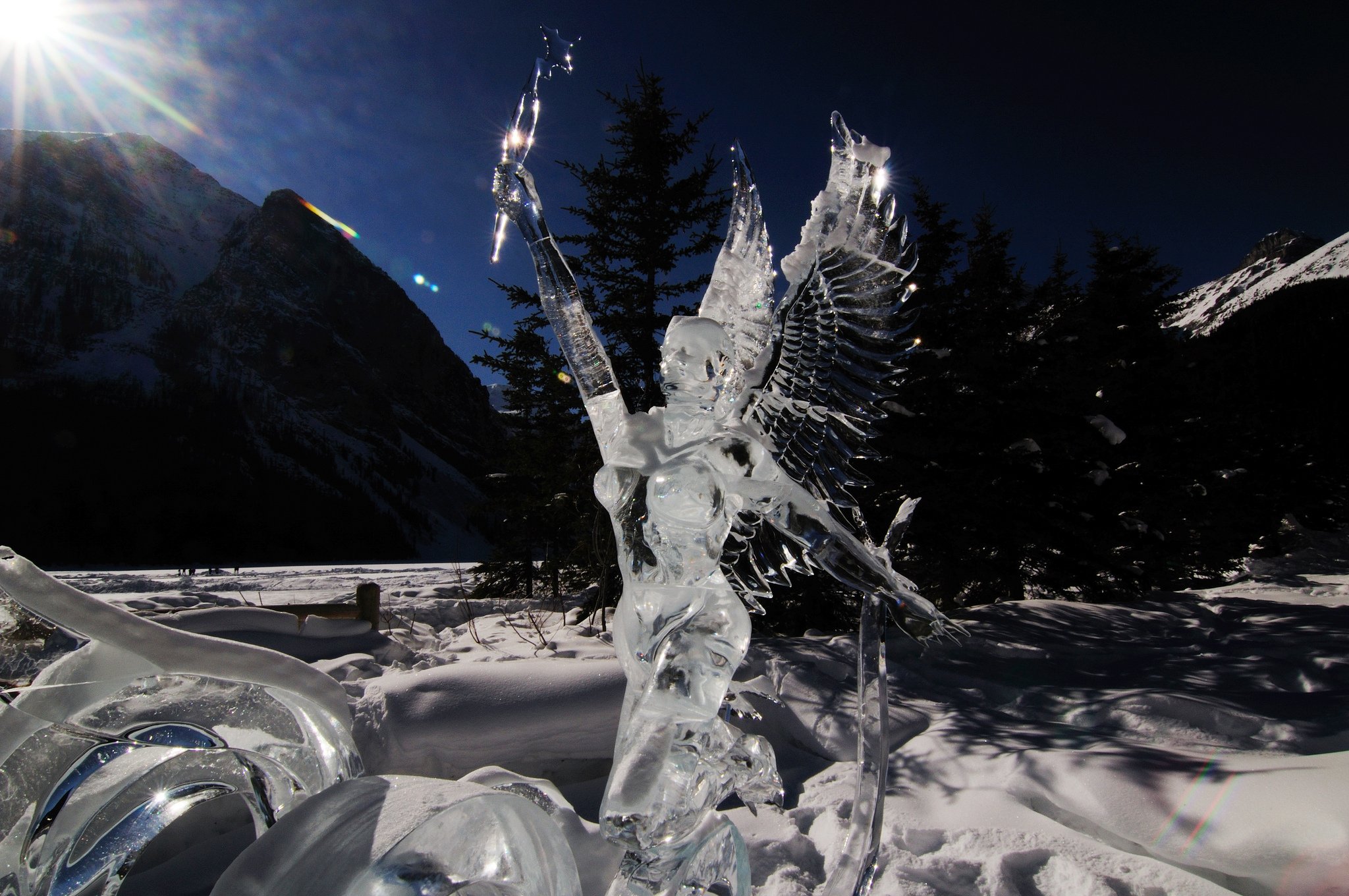 nature, Ice, Winter, Macro, Textures, Reflexions, Sculptures, Water, Art, Frozen Wallpaper