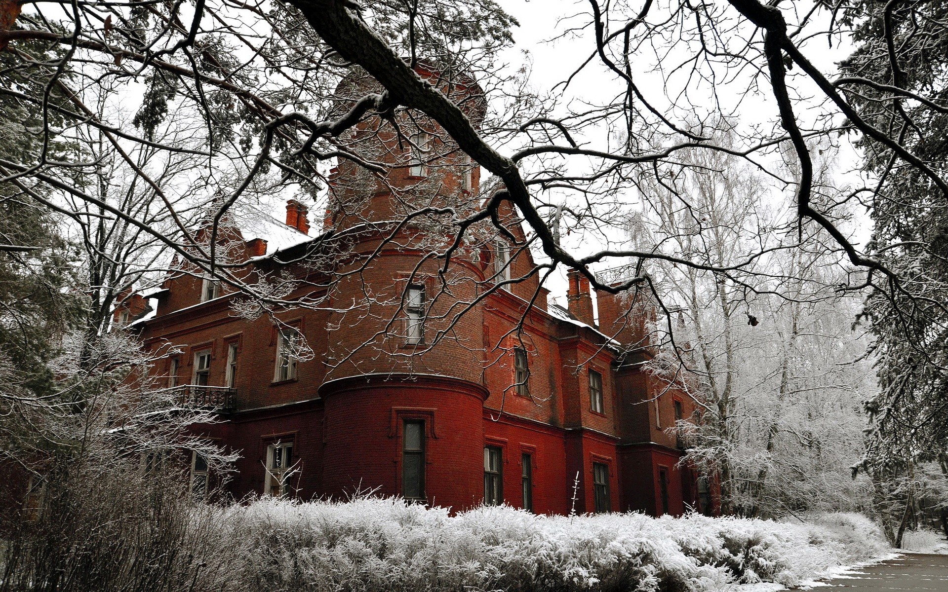 winter, Snow, Architecture, Buildings Wallpaper