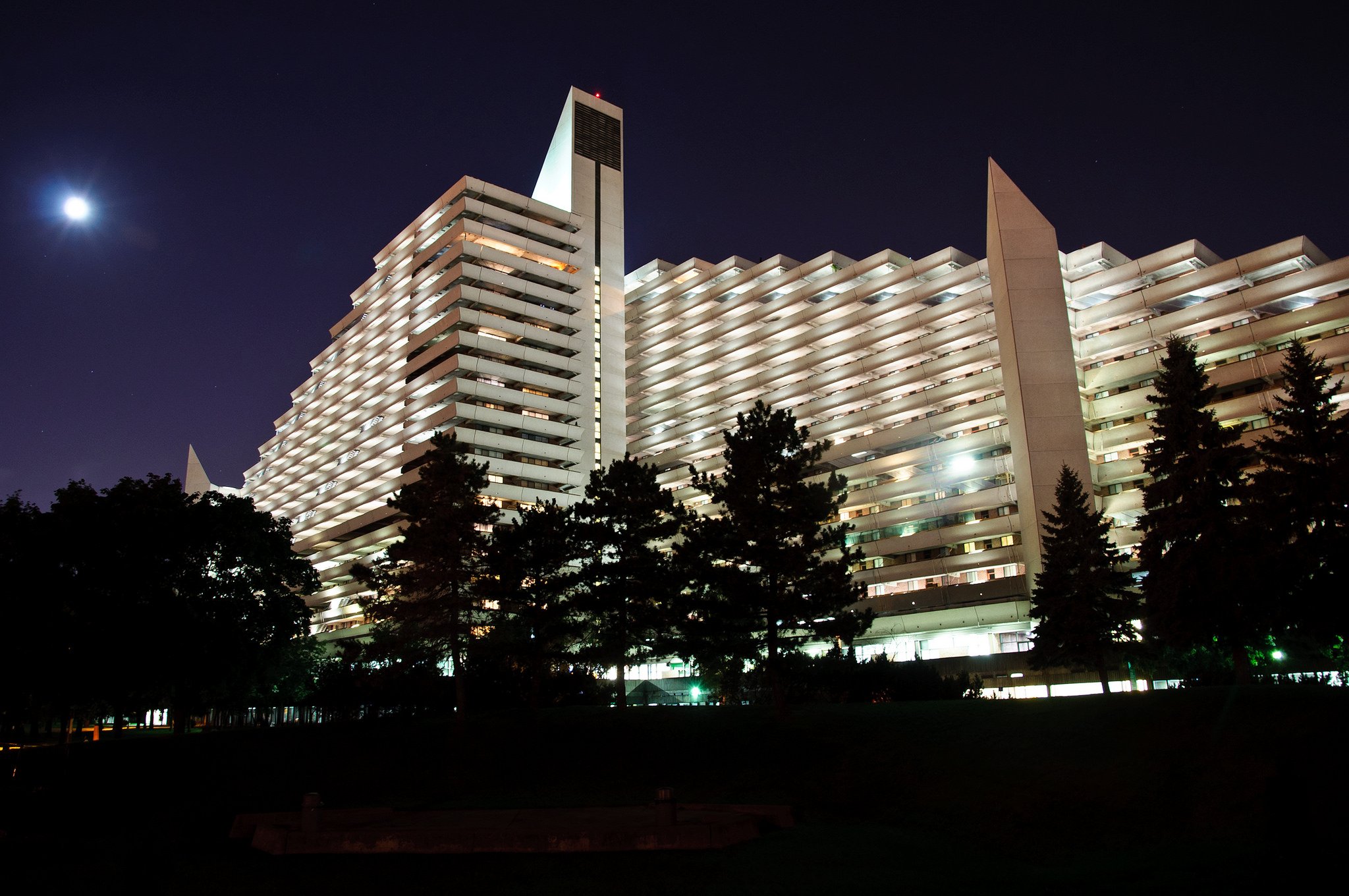 building, Canada, Montreal, Quebec, Night, Light, Cities, Monument Wallpaper