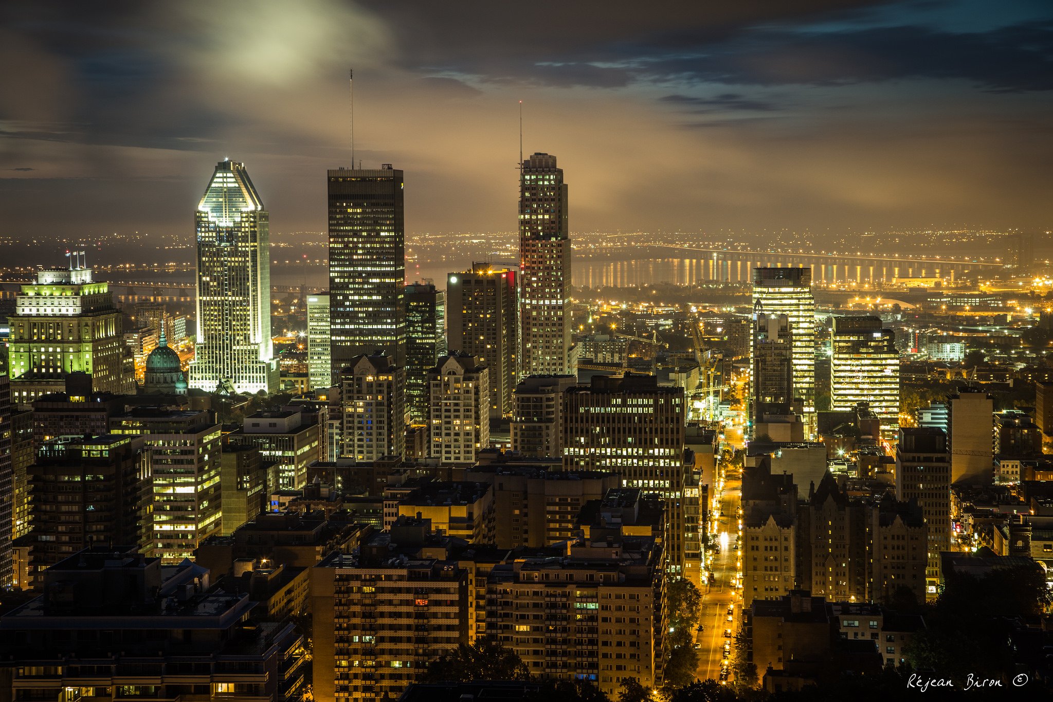 building, Canada, Montreal, Quebec, Night, Light, Cities, Monument Wallpaper