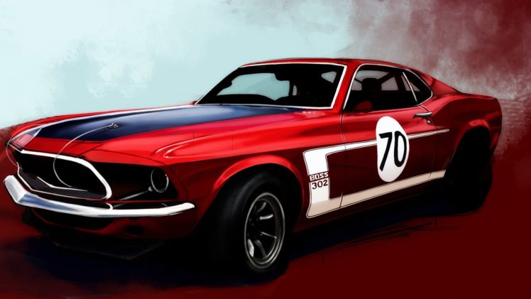 ford, Mustang, Boss, 3, 02classic, Car, Wallpaper, 1920×1080 HD Wallpaper Desktop Background