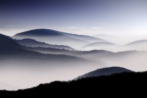 misty, Hills